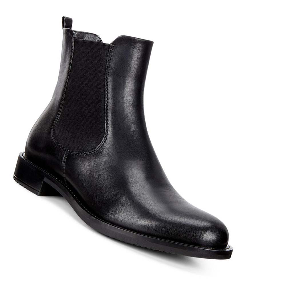 Women's Ecco Sartorelle 25 Chelsea Boots Black | Canada 22JPQ